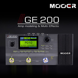 무어 Mooer Audio GE200 멀티이펙터 (어댑터 포함) 기타나라,크래프터